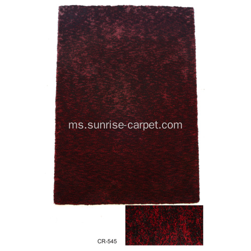 Microfiber Soft Shag warna campuran benang nipis